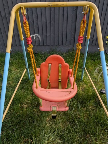 Smyths baby swing with metal - smyths,