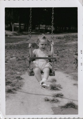 Vtg snapshot cute baby - cute,