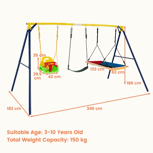 Toddler swing set - swing,
