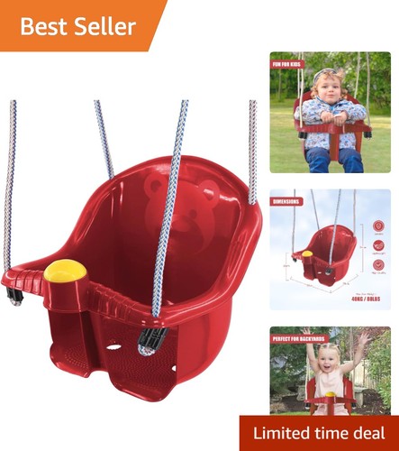 Durable red toddler swing seat - durable,