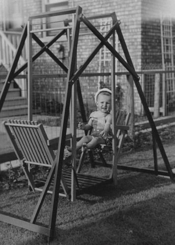 1950s baby high chair swing - 1950s,