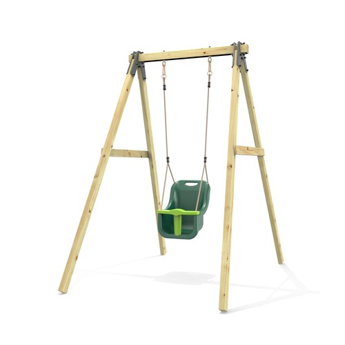 Rebo glide wooden single swing - glide,