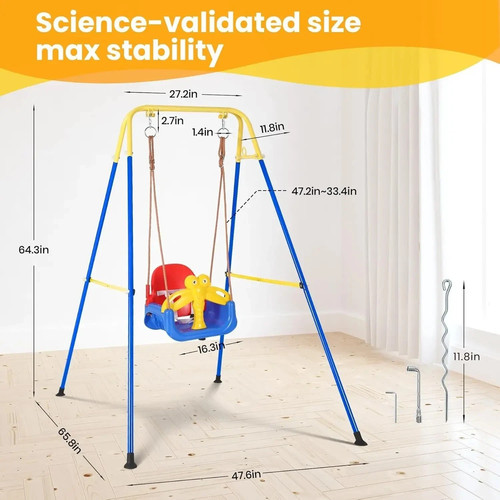 Aiyaplay toddler swing - 3, in