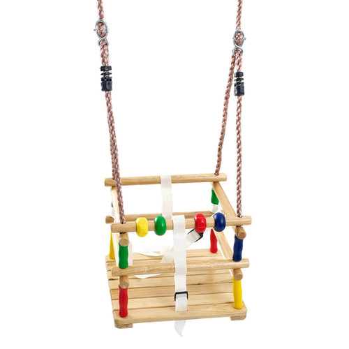 Wooden baby swing - baby, with