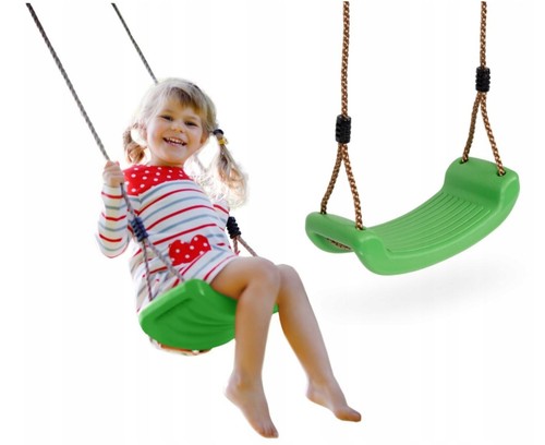Kids swing seat with ropes - with,